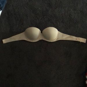 PINK strapless push up bra